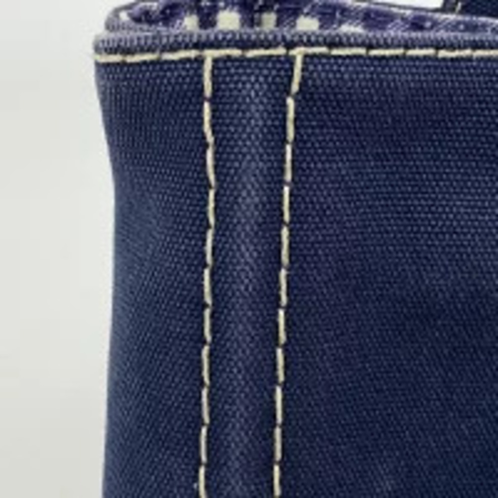 Prada Blue Bag Shoulder 2way Tote Navy Canapa Denim Blue - Picture 4 of 7